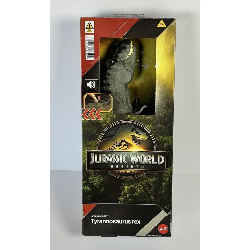 Jurassic World Rebirth Tyrannosaurus rex Sound Surge Dinosaur Figure Mattel‎ NIB